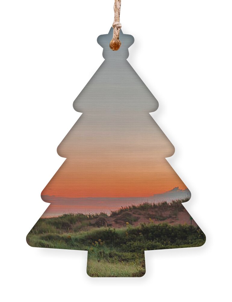 Pastel Ornament featuring the photograph Daybreak at Covehead by Marcy Wielfaert