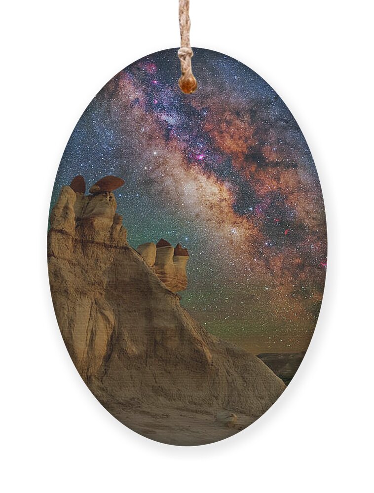 Astronomy Ornament featuring the photograph Desert Castle by Ralf Rohner