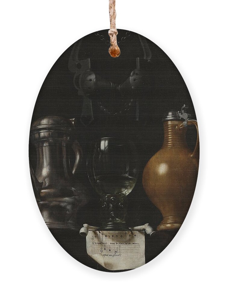 https://render.fineartamerica.com/images/rendered/default/flat/ornament/images/artworkimages/medium/2/emblematic-still-life-with-flagon-glass-jug-and-bridle-1614-oil-on-panel-johannes-torrentius.jpg?&targetx=-117&targety=0&imagewidth=818&imageheight=830&modelwidth=584&modelheight=830&backgroundcolor=1E1B19&orientation=0&producttype=ornament-wood-oval