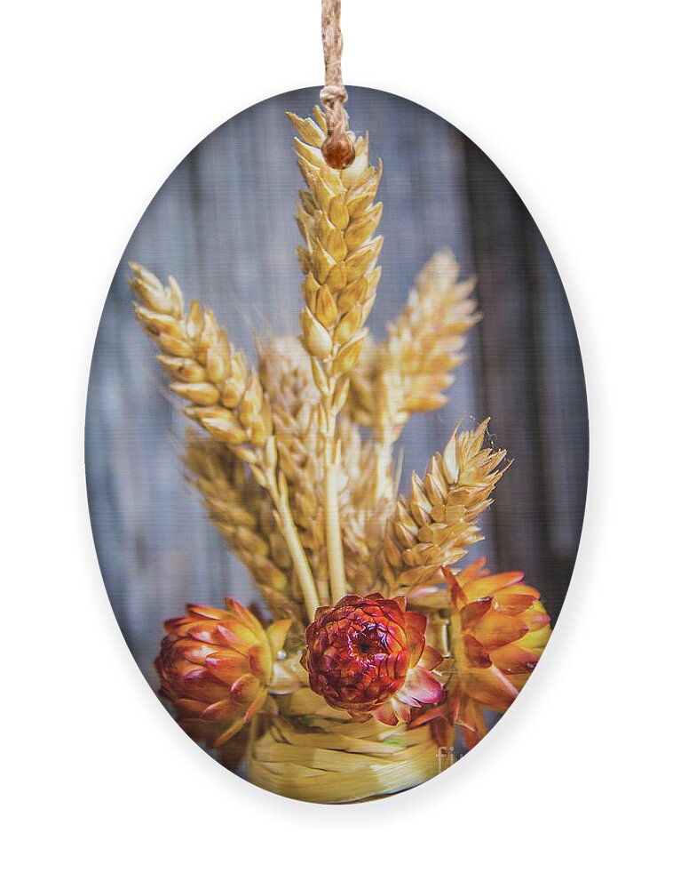 Still Life Ornament featuring the photograph Fall decoration by Lyl Dil Creations