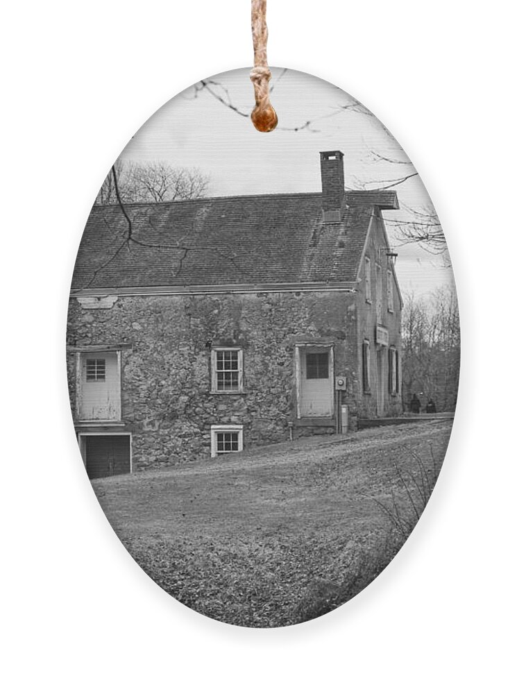 Waterloo Village Ornament featuring the photograph Smith's Store on the Hill - Waterloo Village by Christopher Lotito
