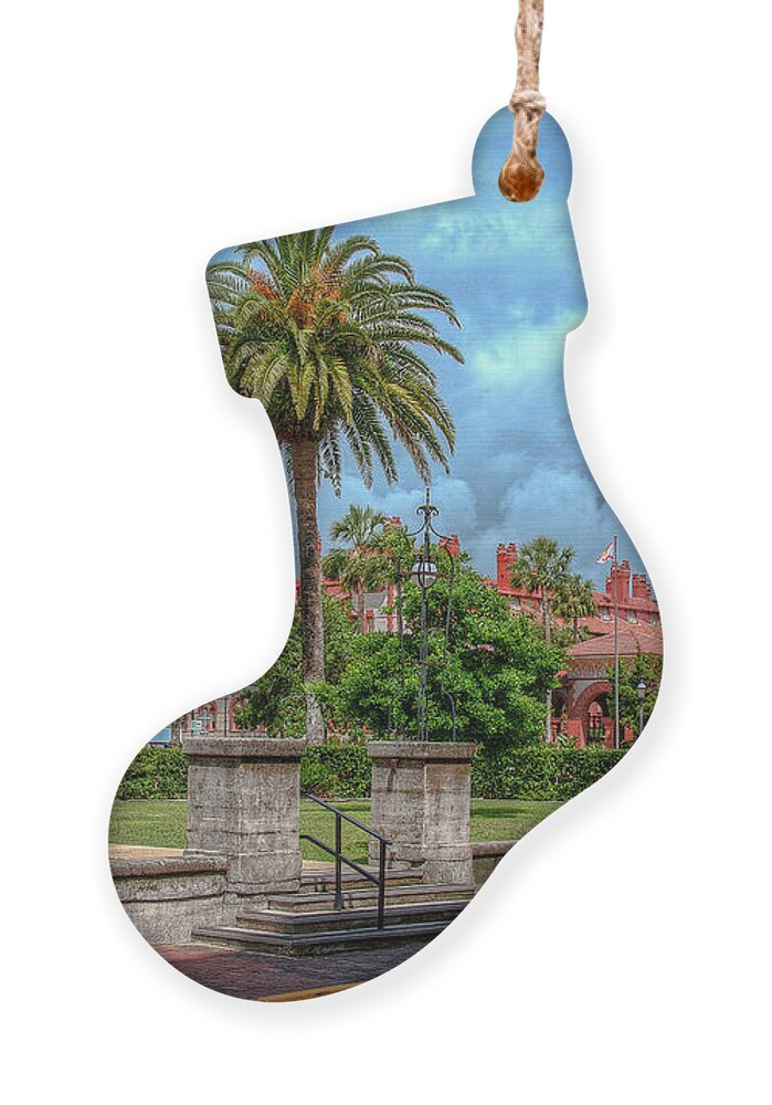 Storm Ornament featuring the photograph Flagler College Storm by Joseph Desiderio