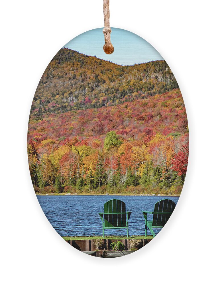 Groton State Forest Seyon Pond Ornament featuring the photograph Groton State Forest and Seyon Pond by Jeff Folger