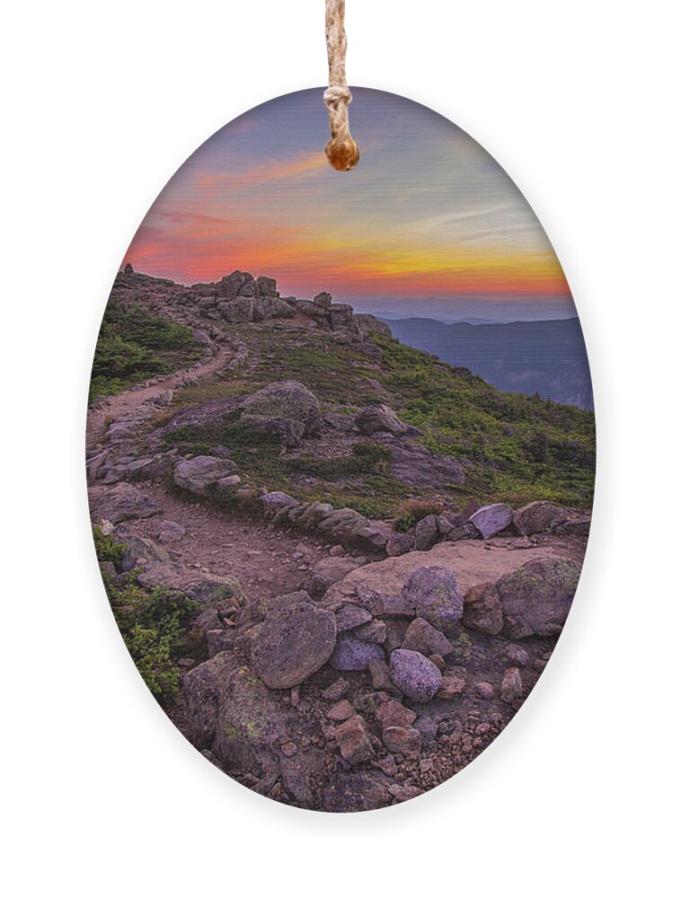Haystack Ornament featuring the photograph Haystack Sunset by White Mountain Images