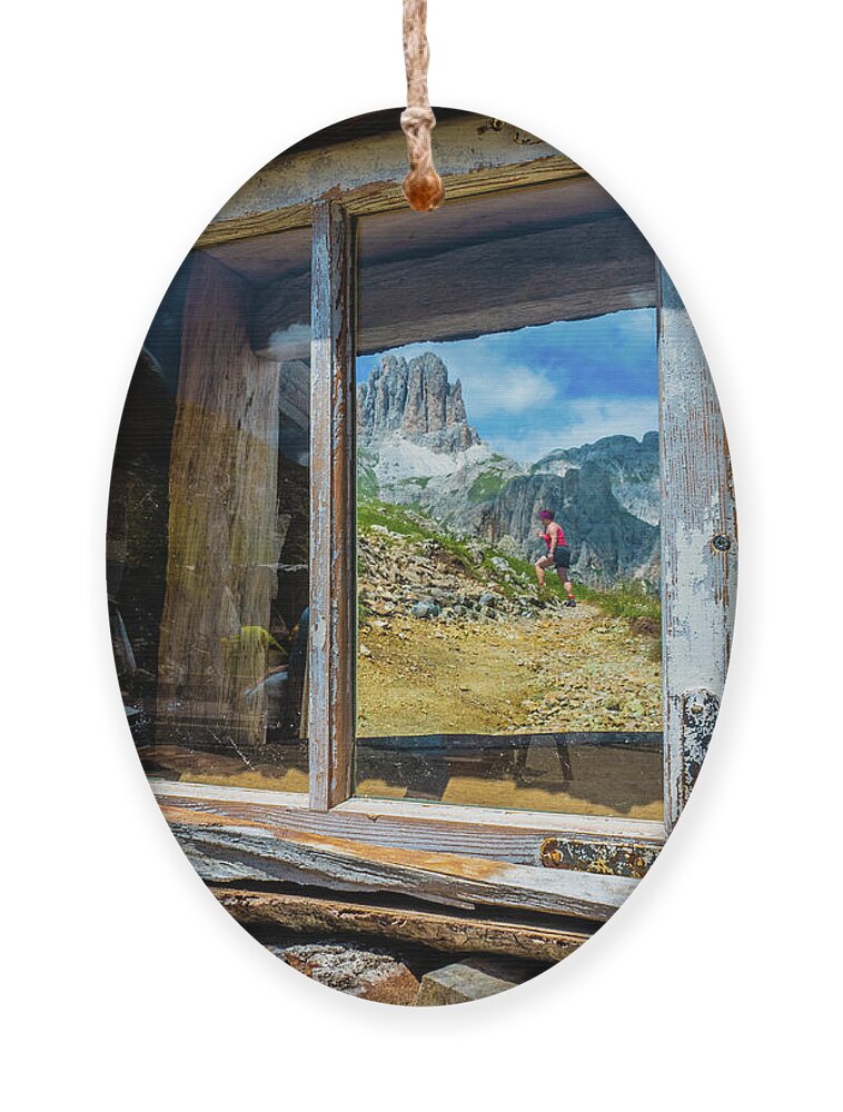 Hiking Ornament featuring the photograph Room with a View by Leslie Struxness