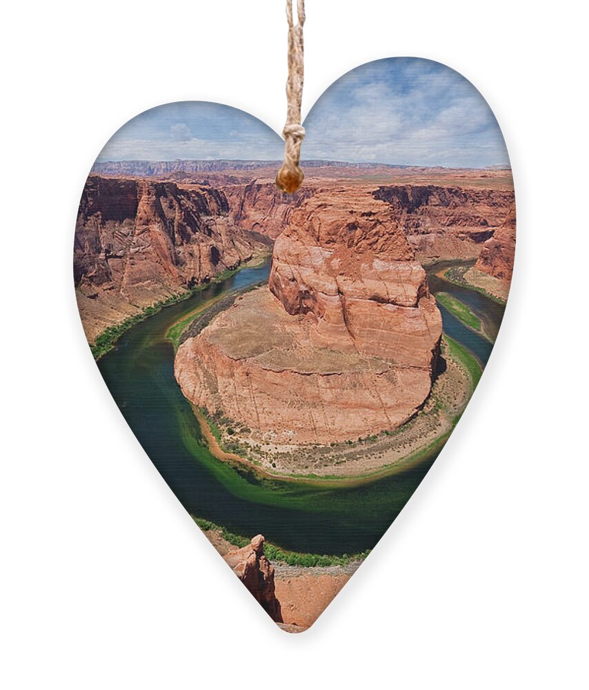 Arid Climate Ornament featuring the photograph Horseshoe Bend on the Colorado River by Jeff Goulden