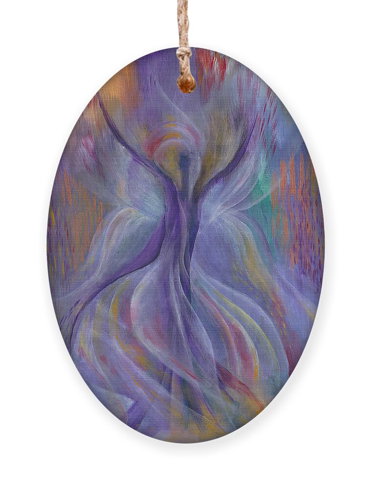 Acrylic Painting Ornament featuring the digital art In Search of Grace by Joe Baltich