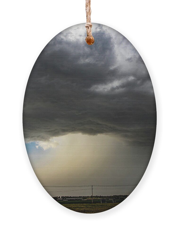 Nebraskasc Ornament featuring the photograph Late Afternoon Nebraska Thunderstorms 031 by Dale Kaminski