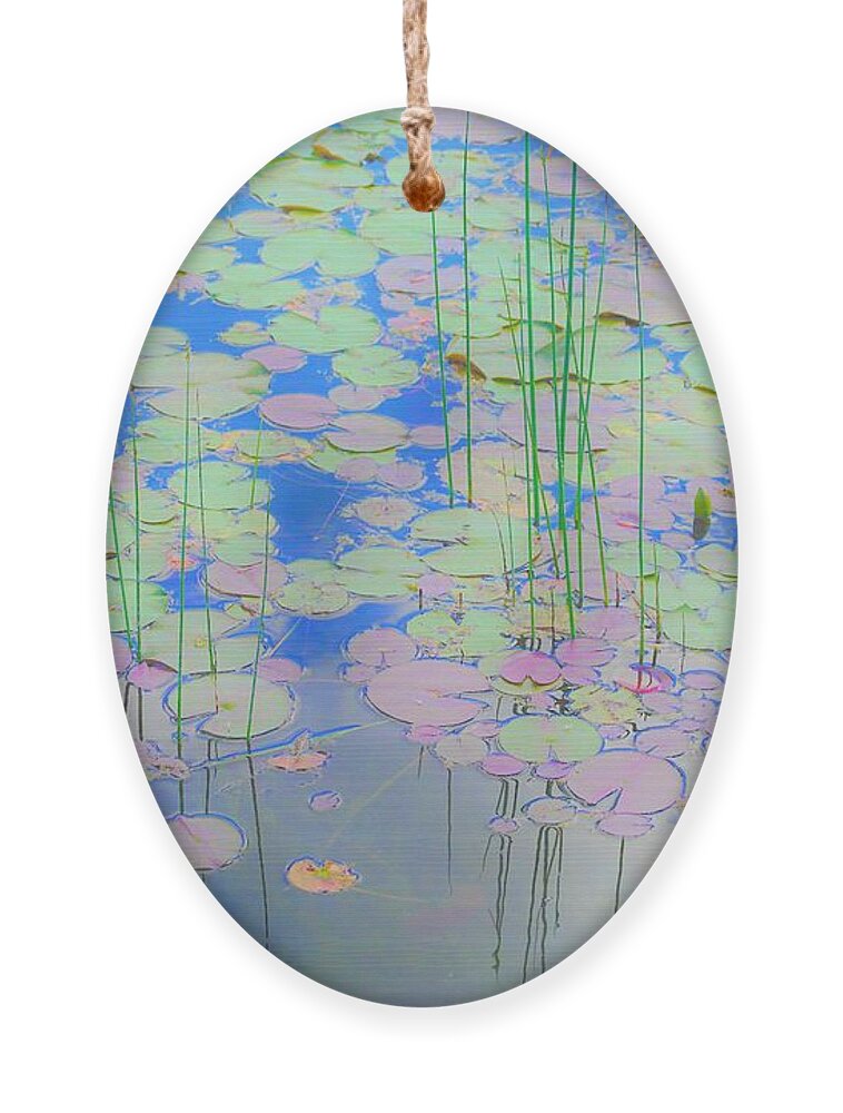 Lily Pads Ornament featuring the photograph Lily Pads1 by Merle Grenz