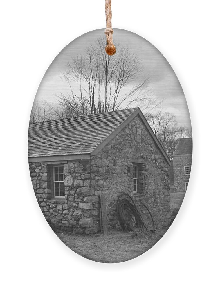 Waterloo Village Ornament featuring the photograph Lock House and Store - Waterloo Village by Christopher Lotito