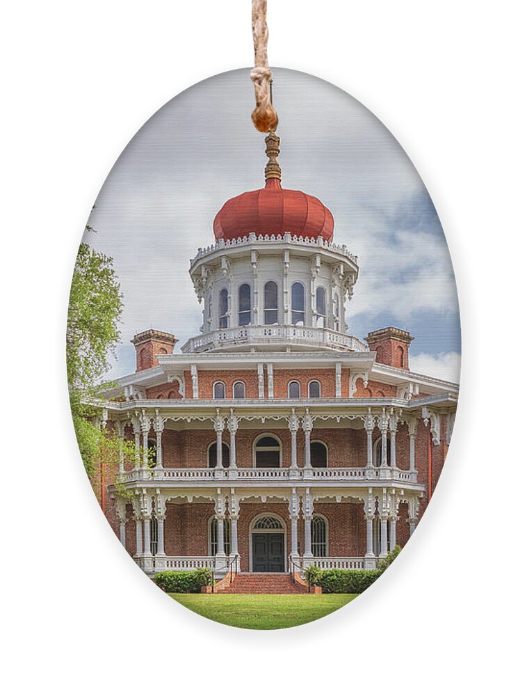 Longwood Ornament featuring the photograph Longwood by Susan Rissi Tregoning