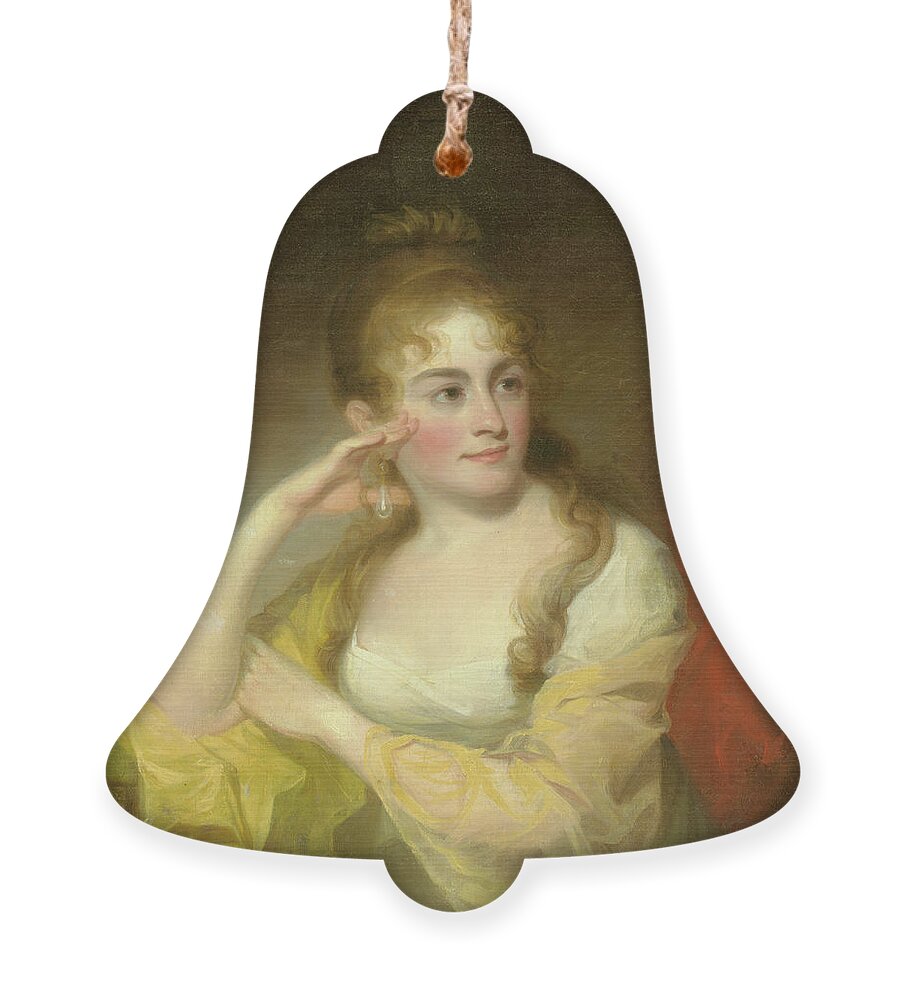 Lydia Ornament featuring the painting Portrait of Lydia Leaming, 1806 by Thomas Sully