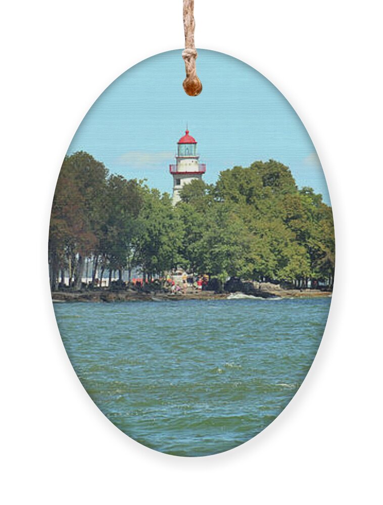 Bay Point Ornament featuring the photograph Marblehead Lighthouse 2023 by Jack Schultz