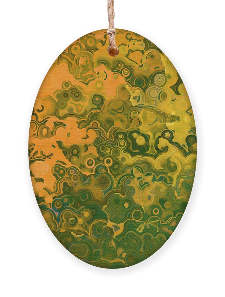 Gold Ornament featuring the painting Matthew 11 12. Religious Earnestness by Mark Lawrence