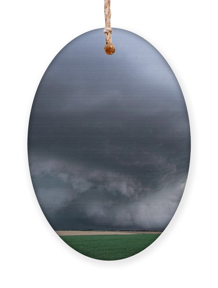 Mesocyclone Ornament featuring the photograph Mesocyclone by Wesley Aston