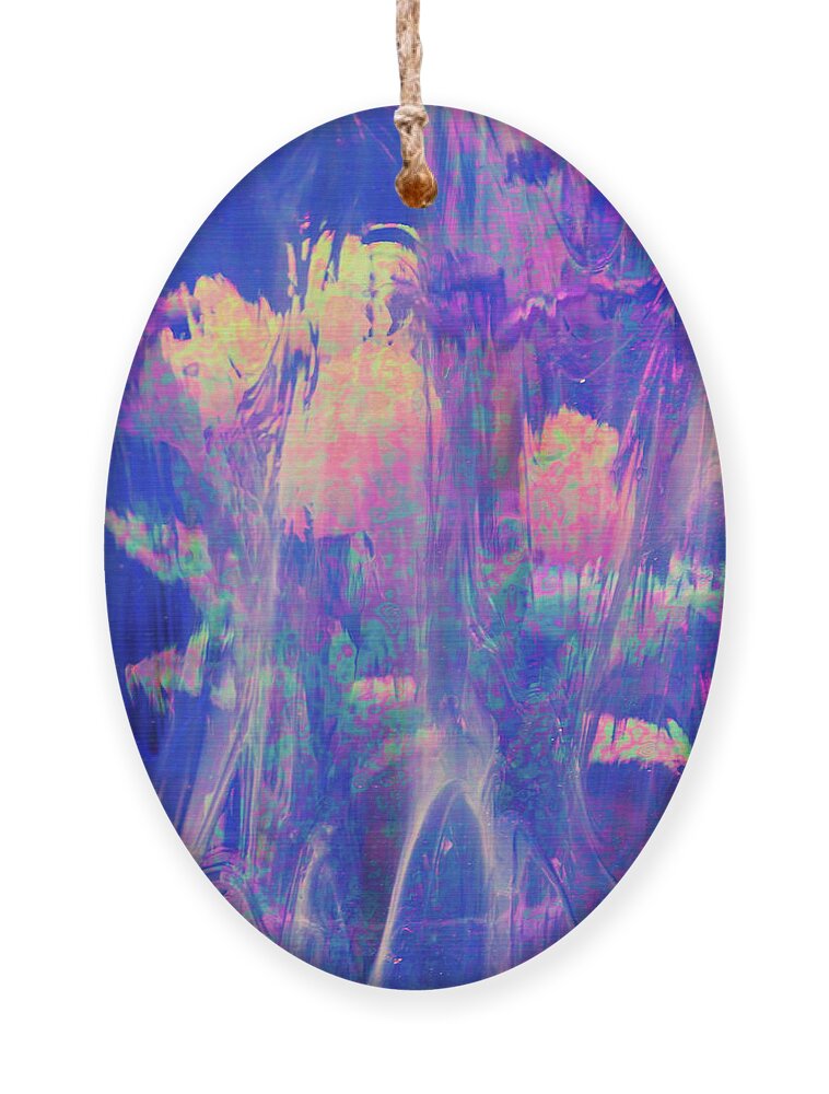 Flower Ornament featuring the photograph Metallic Tulips by Minnie Gallman