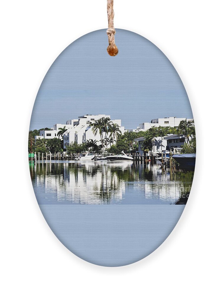 Boats Ornament featuring the photograph Miami by Merle Grenz