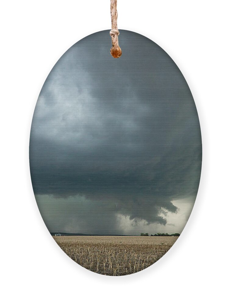 Supercell Ornament featuring the photograph Nebraska Storm by Wesley Aston