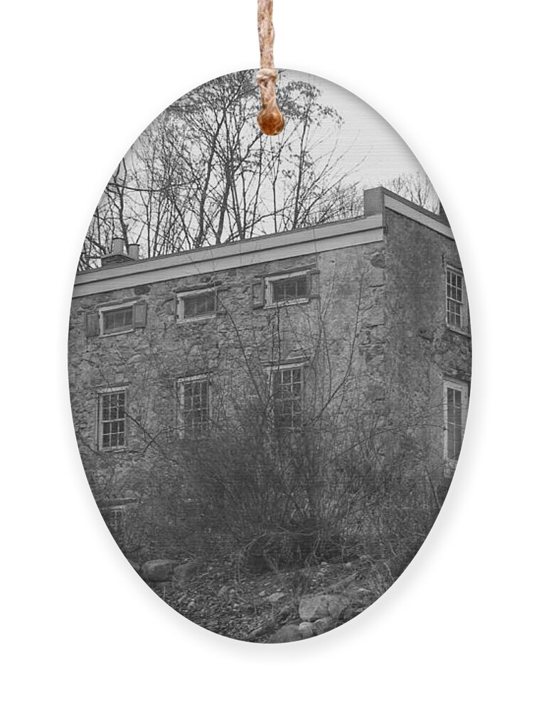 Waterloo Village Ornament featuring the photograph Old Stone House - Waterloo Village by Christopher Lotito