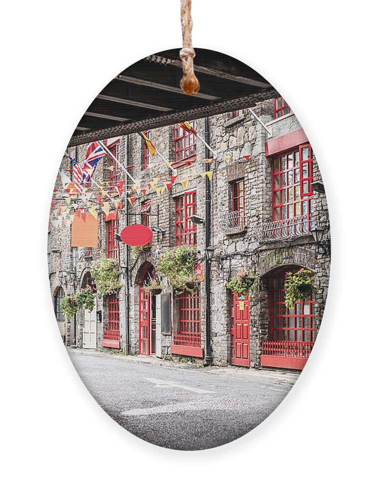 Dublin Ornament featuring the photograph One Beautiful Street In Dublin by Massimofusaro