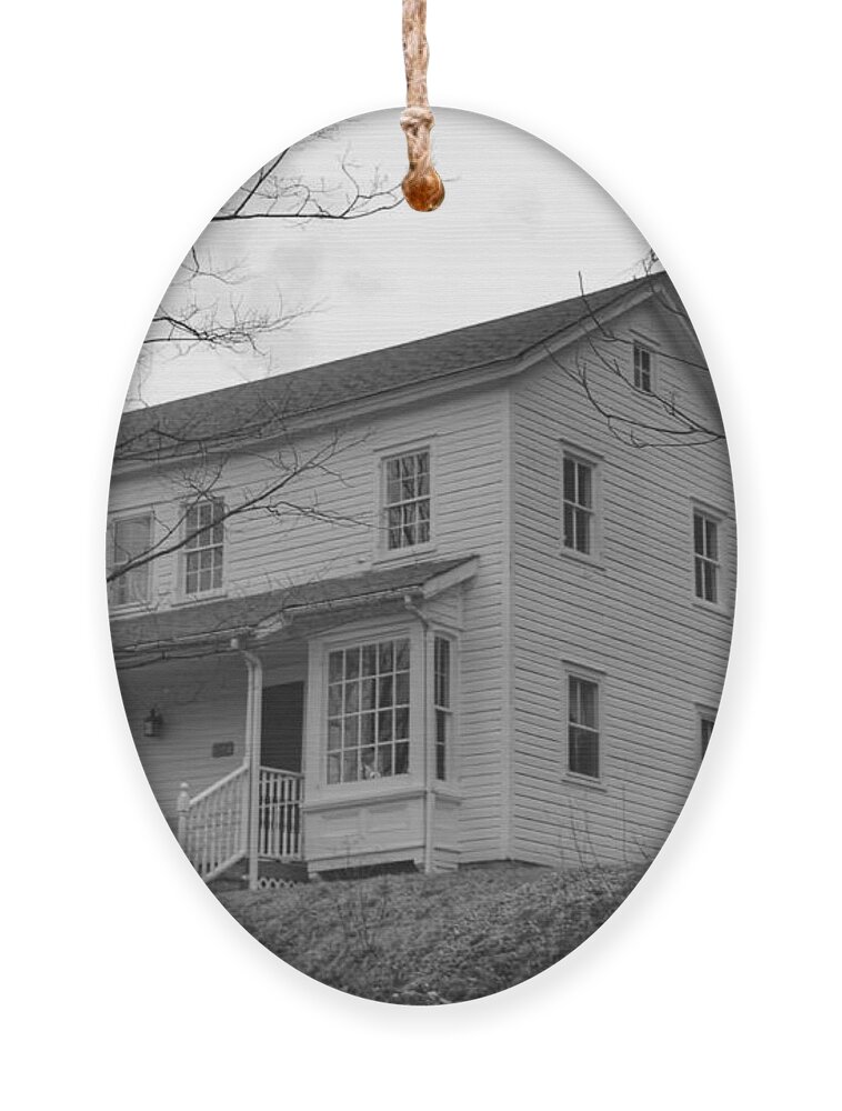 Waterloo Village Ornament featuring the photograph Pastors House - Waterloo Village by Christopher Lotito
