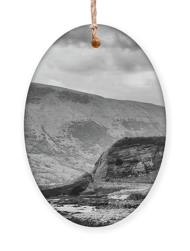 Red Ornament featuring the photograph Red Bay Castle by Nigel R Bell
