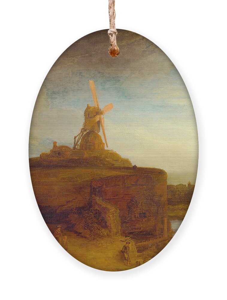 Post Modern Ornament featuring the digital art Rustic 9 Rembrandt by David Bridburg
