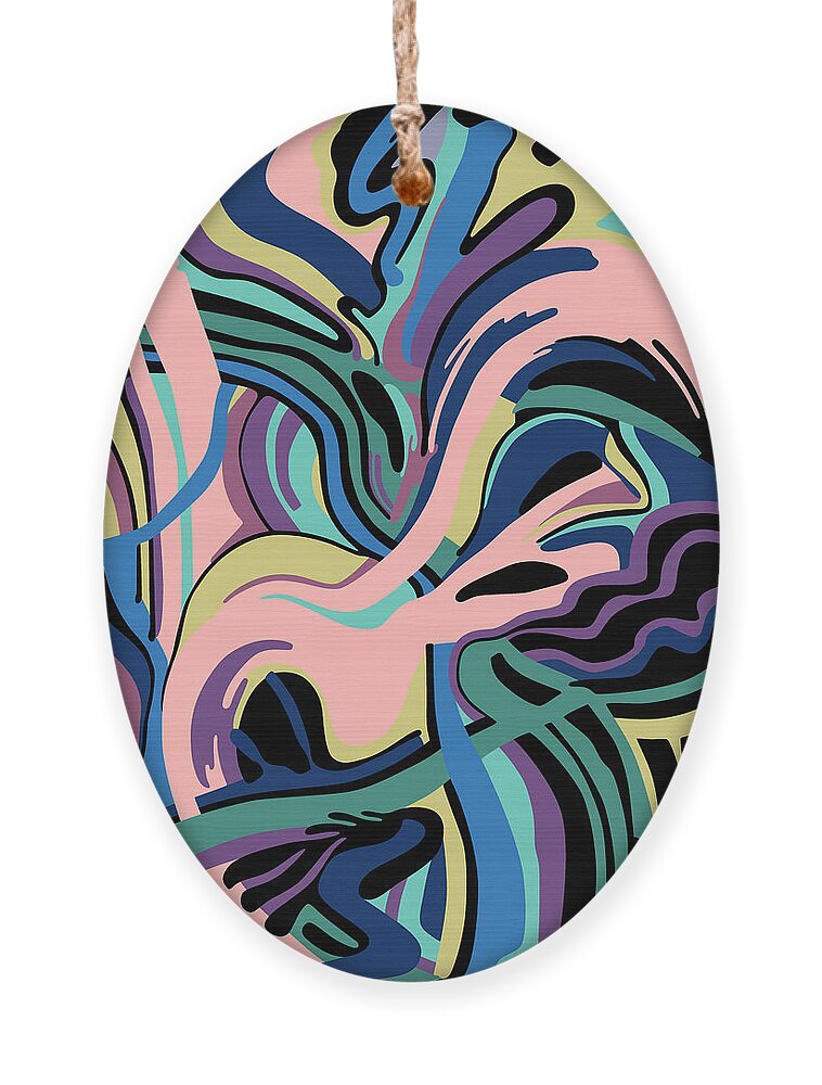 Abstract Ornament featuring the painting Sedona by Nikita Coulombe