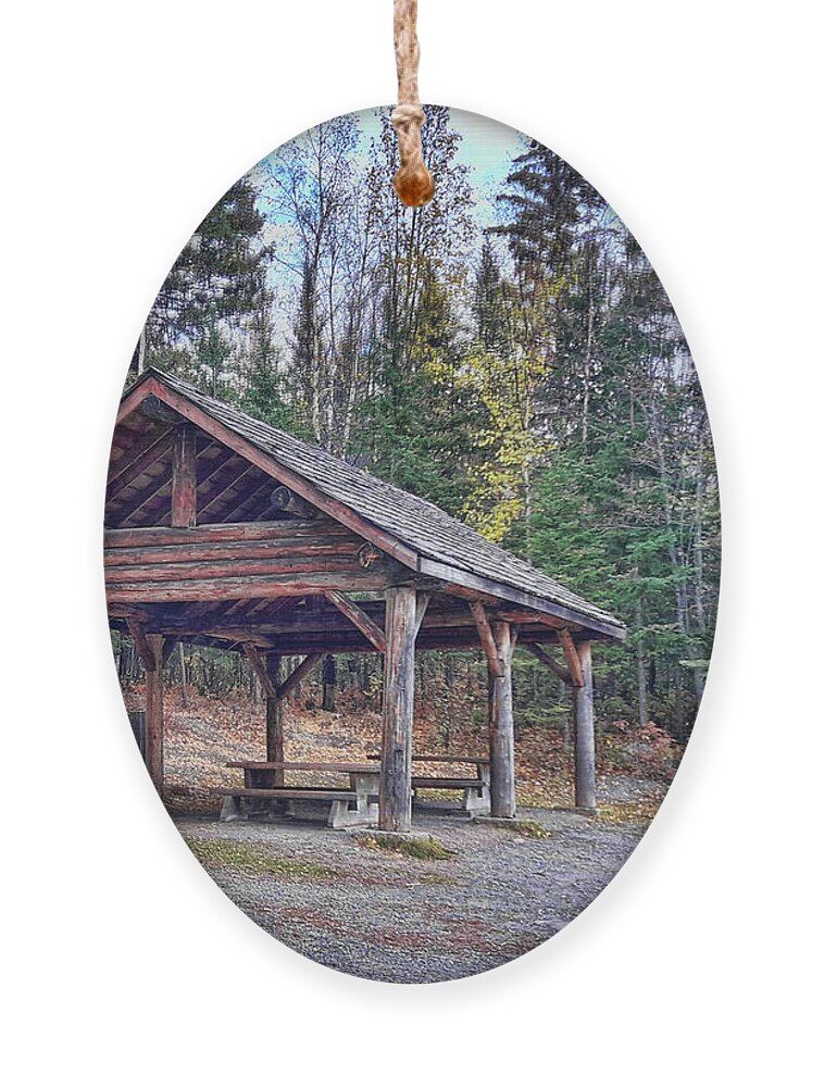Shelter Ornament featuring the photograph Shelter by Vivian Martin