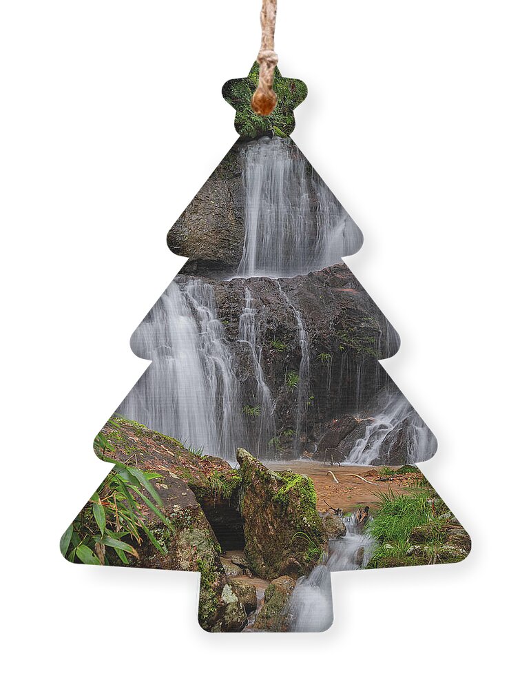 Waterfall Ornament featuring the photograph Shu Nu Waterfall 10x8 Vertical by William Dickman