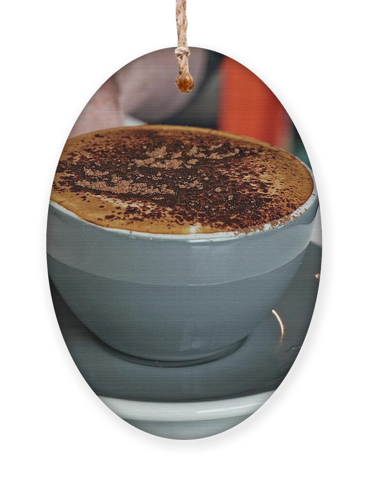 Coffee Ornament featuring the photograph Simply coffee by Martin Smith