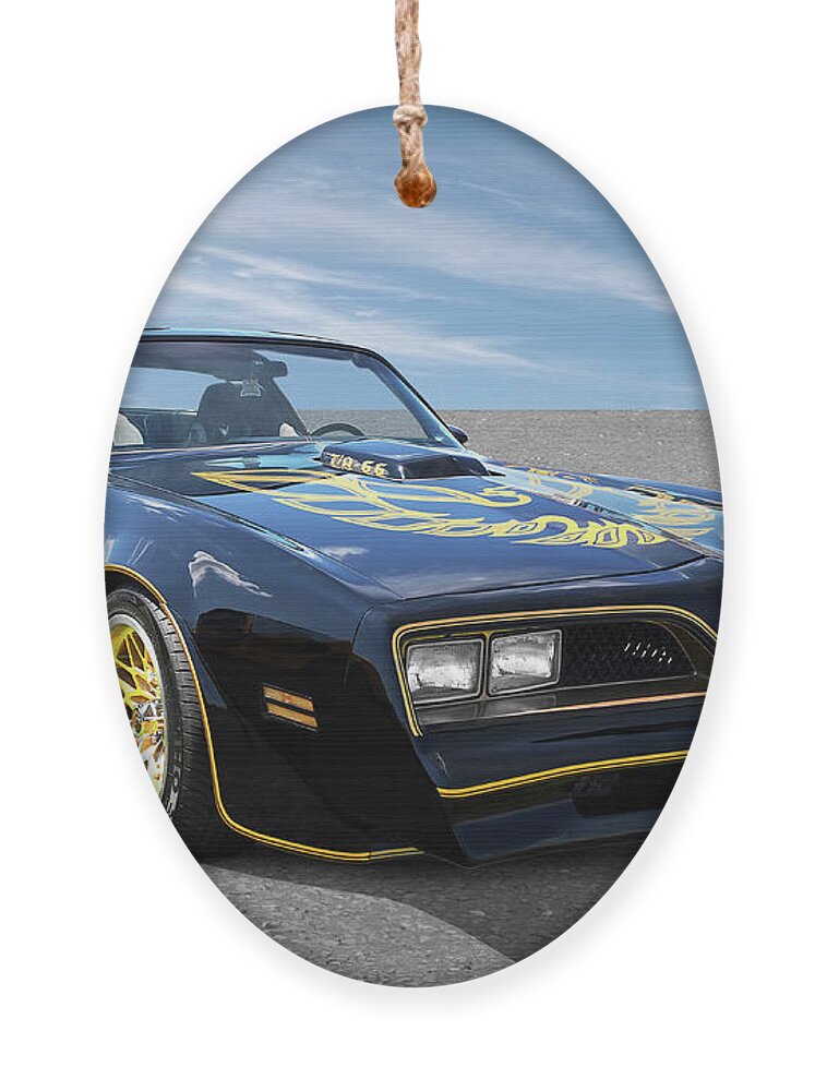 Pontiac Firebird Ornament featuring the photograph Smokey And The Bandit Trans Am by Gill Billington