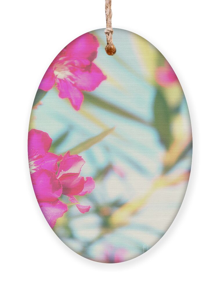 Pink Flowers Ornament featuring the photograph Soft and Light 7 by Becqi Sherman