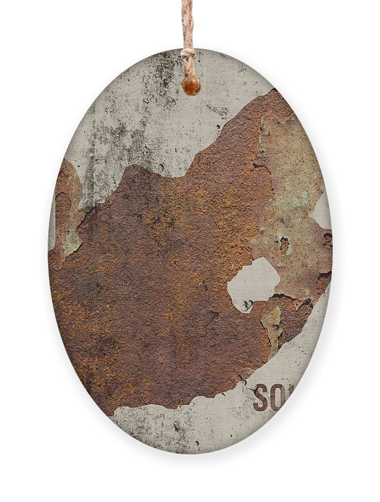 Ethiopia Map Rusty Cement Country Shape Series Shower Curtain by Design  Turnpike - Pixels
