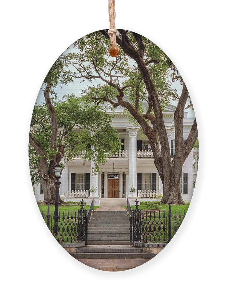 Stanton Hall Ornament featuring the photograph Stanton Hall - Natchez, Mississippi by Susan Rissi Tregoning