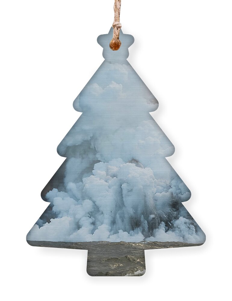 Lava Ornament featuring the photograph Submerged Lava Bomb by William Dickman