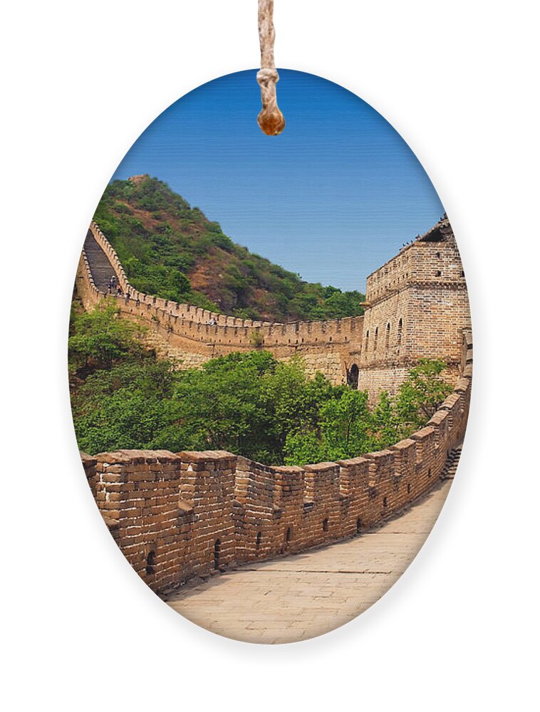 China Ornament featuring the photograph The Great Wall Of China by Izmael