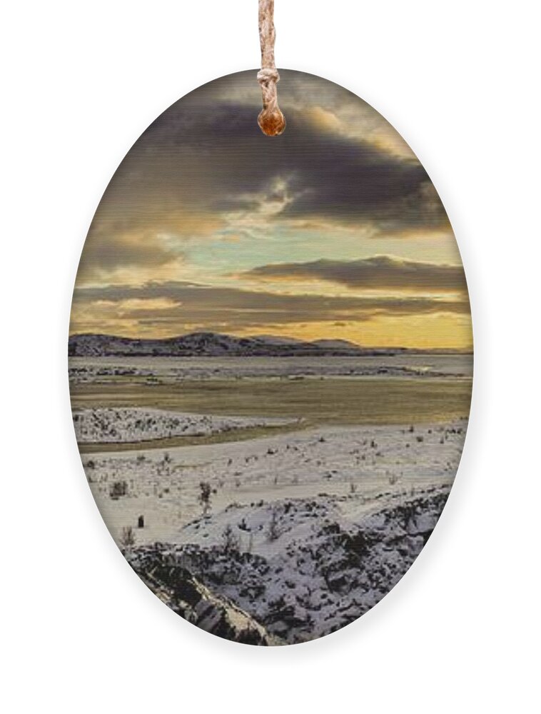Sunrise Ornament featuring the photograph The power of Nature by Robert Grac
