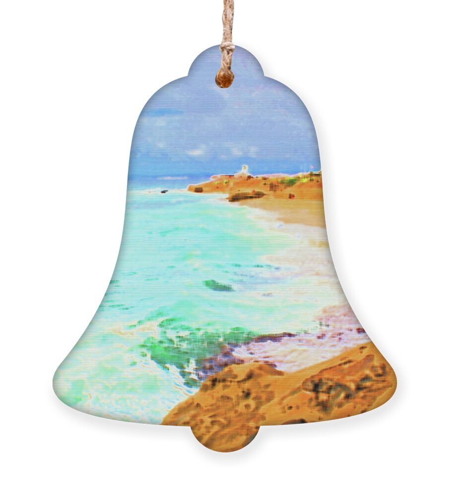 La Jolla Ornament featuring the photograph The Prettiest Town on Earth by Becqi Sherman