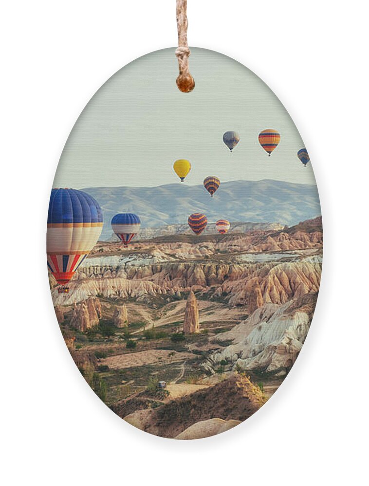 Kapadokya Ornament featuring the photograph Turkey Cappadocia Beautiful Balloons by Standret