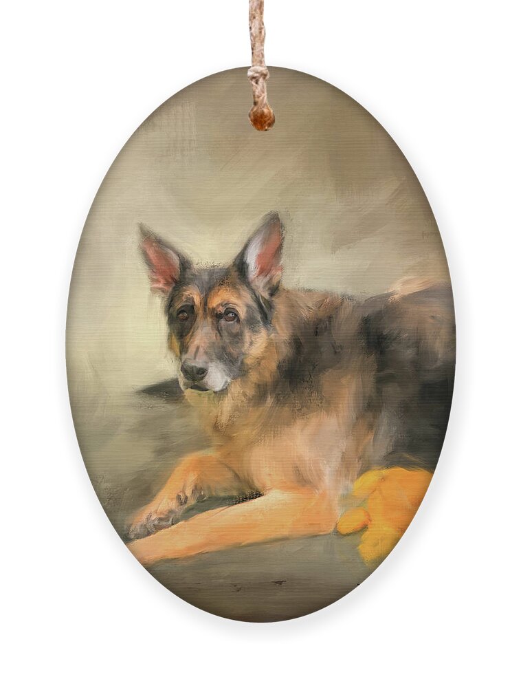 Colorful Ornament featuring the painting Unconditional by Jai Johnson
