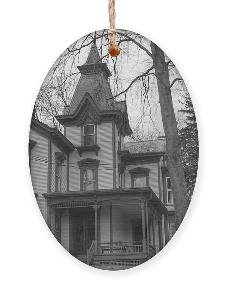 Waterloo Village Ornament featuring the photograph Victorian Mansion - Waterloo Village by Christopher Lotito