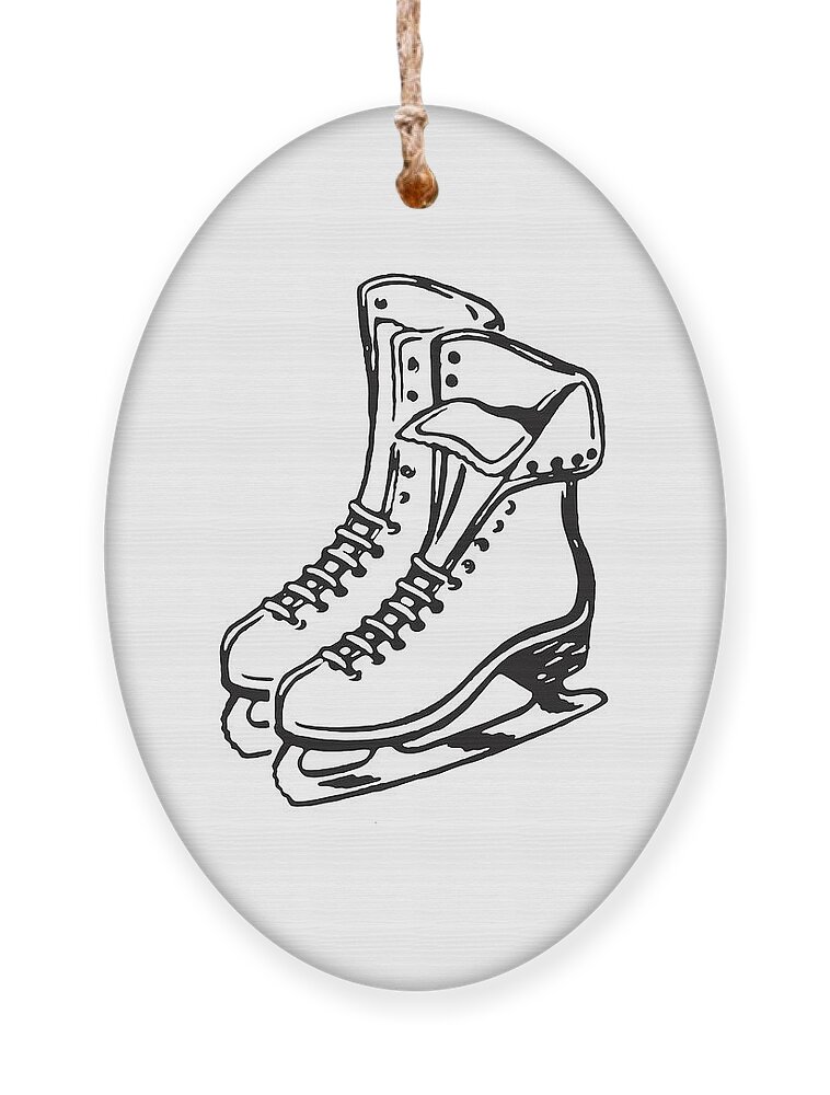 Women's Ice Skates Ornament by CSA Images - Fine Art America