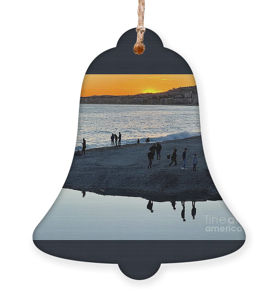 Beach Ornament featuring the photograph At Peace by Paula Guttilla