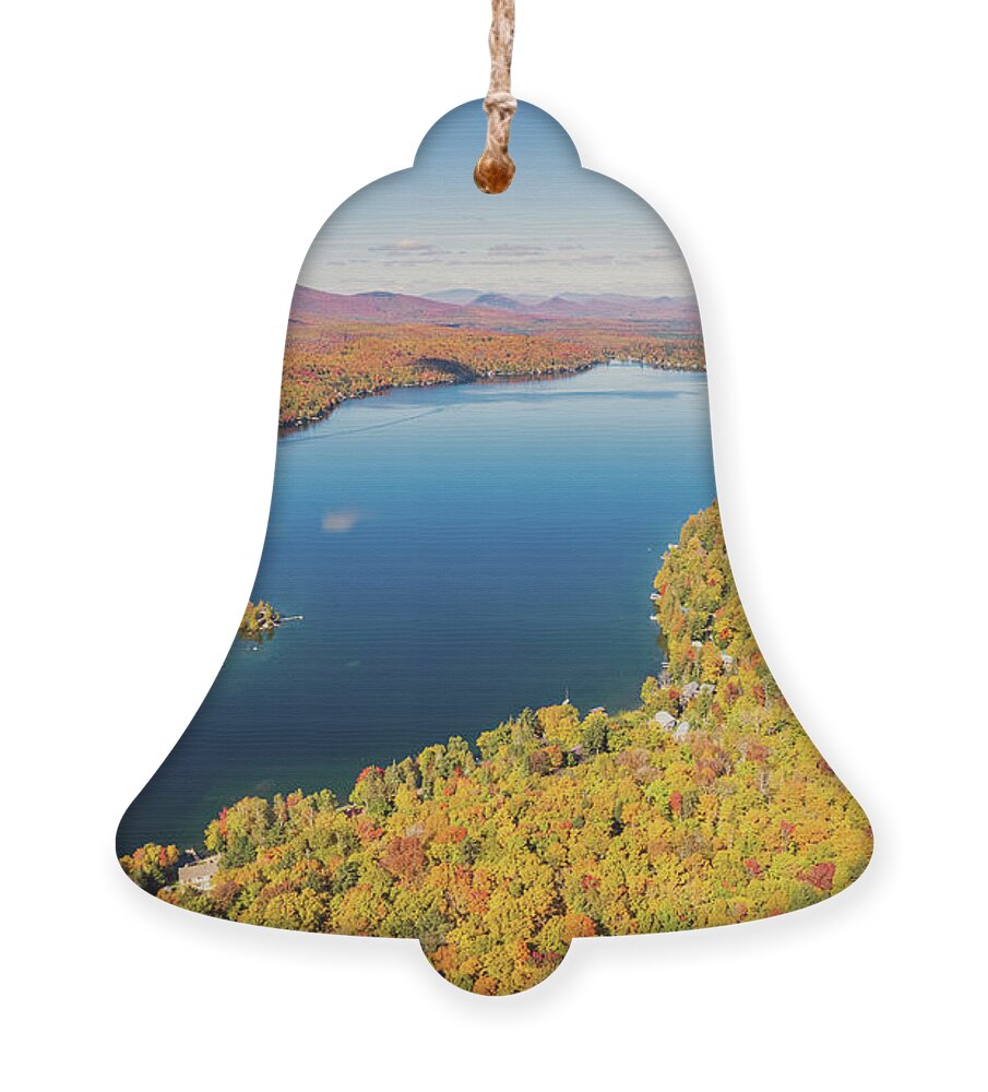 Fall Foliage Ornament featuring the photograph Fall At Maidstone Lake, Vermont by John Rowe