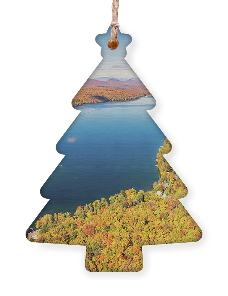 Fall Foliage Ornament featuring the photograph Fall At Maidstone Lake, Vermont by John Rowe