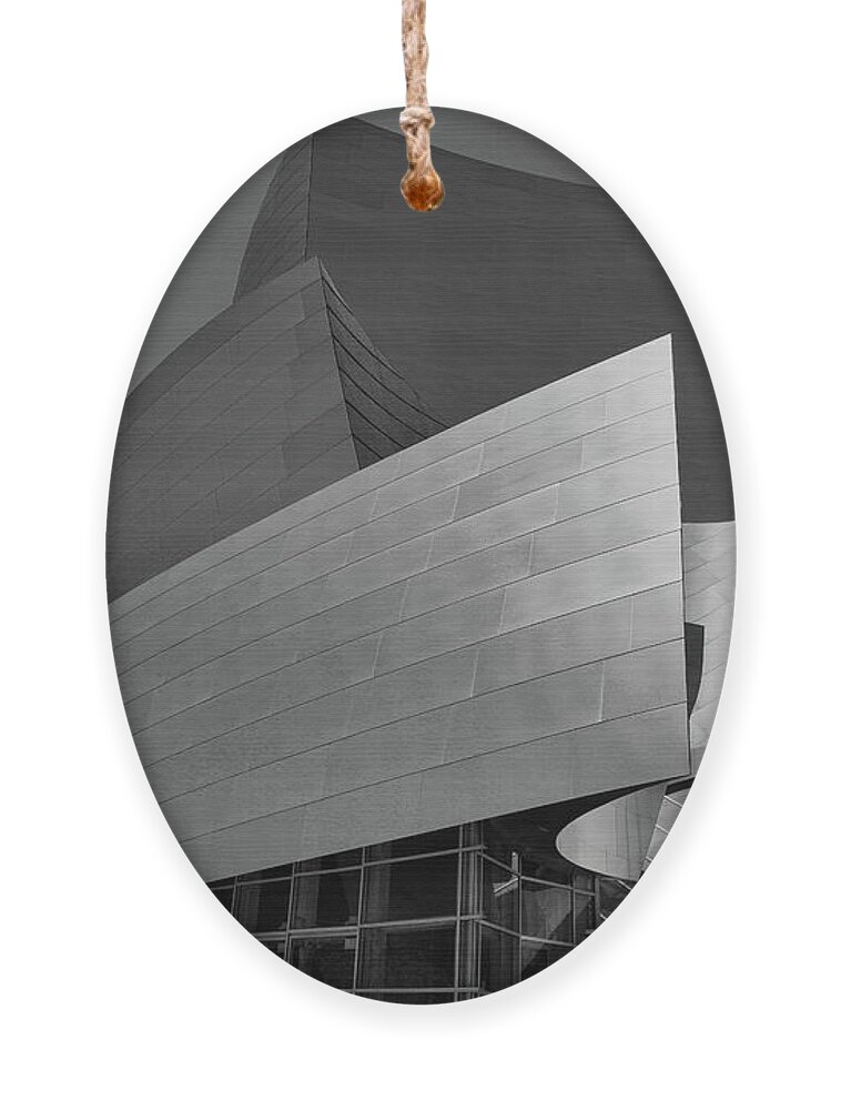 Frank Gehry Ornament featuring the photograph Frank Gehry Architecture Los Angeles #1 by Chuck Kuhn