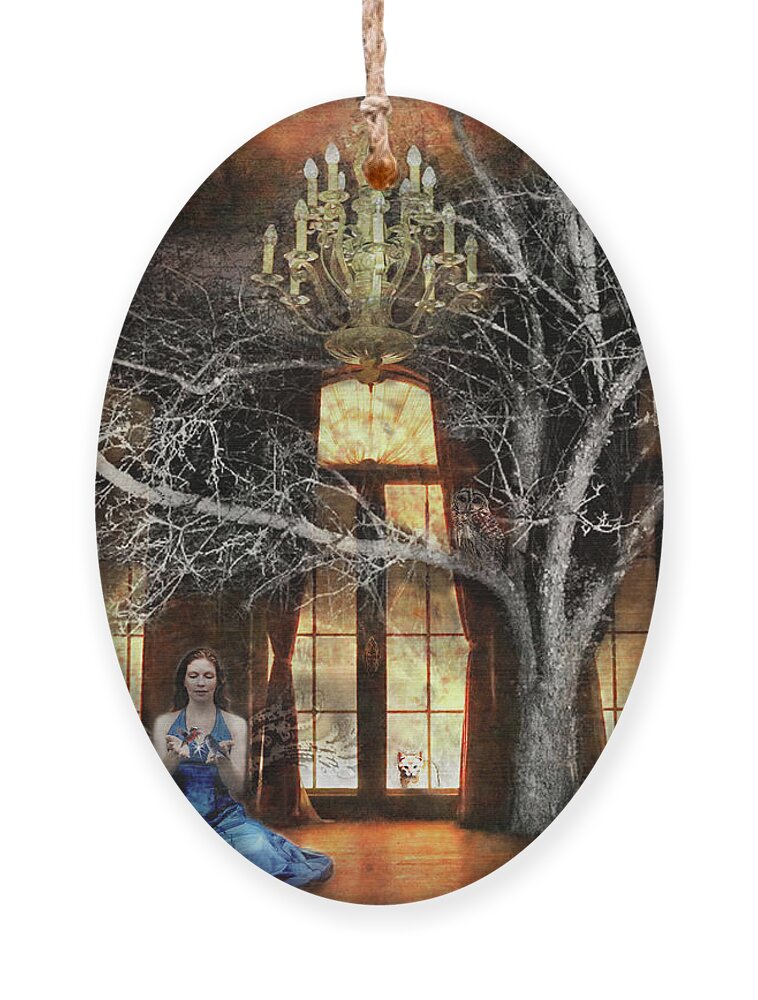 Sharaabel Ornament featuring the photograph Hidden World by Shara Abel