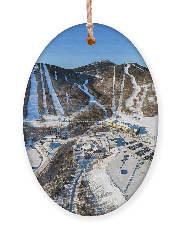 Jay Peak Ornament featuring the photograph Jay Peak Vermont #1 by John Rowe