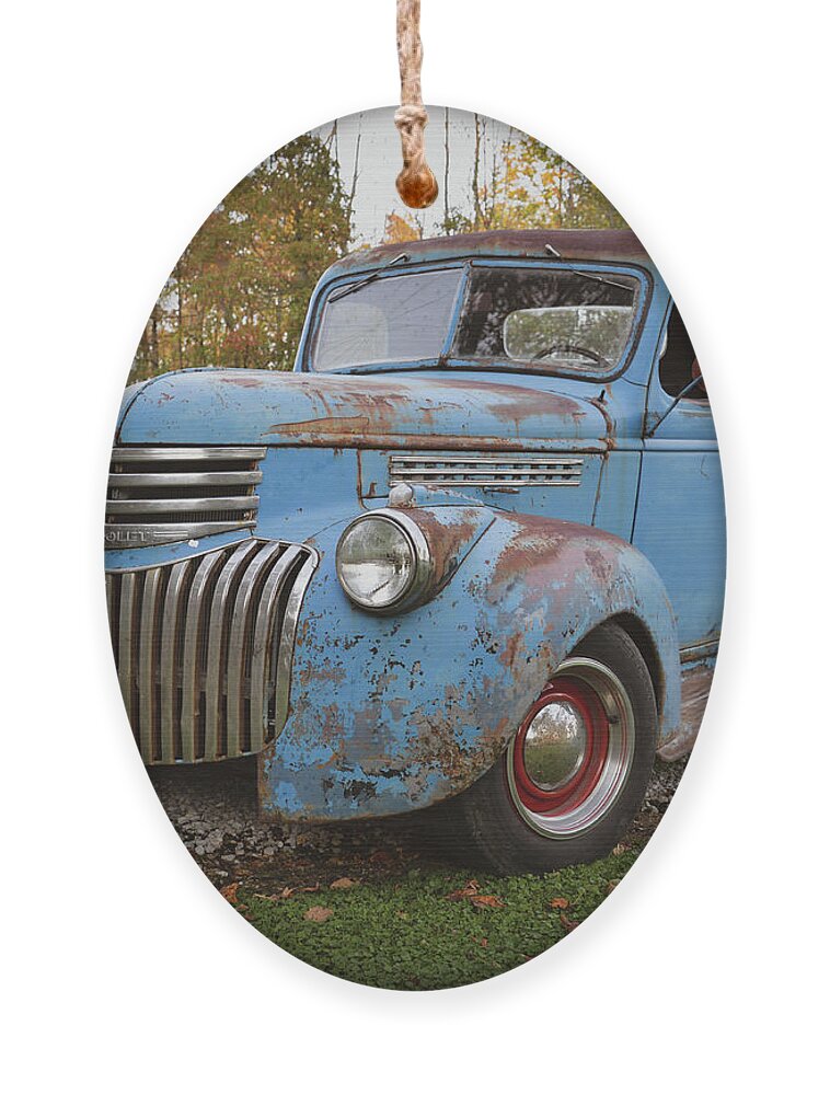 Old Chevy Ornament featuring the photograph Old Chevy #1 by Michelle Wittensoldner